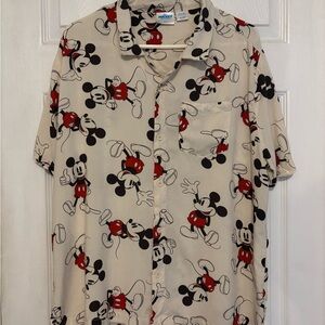 Disney Mickey Mouse button up